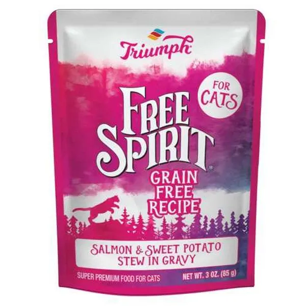 2/12Pk 3 oz. Triumph Free Spirit Grain Free Salmon & Sweet Potato - Health/First Aid